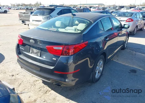 2015 Kia Optima Lx из США, поврежденный, VIN 5XXGM4A79FG438030